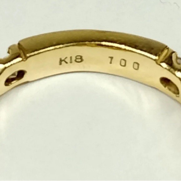 Dazzling natural 1 Ct diamonds champagne colors on 18k YG Ring size 5 - Picture 11 of 17